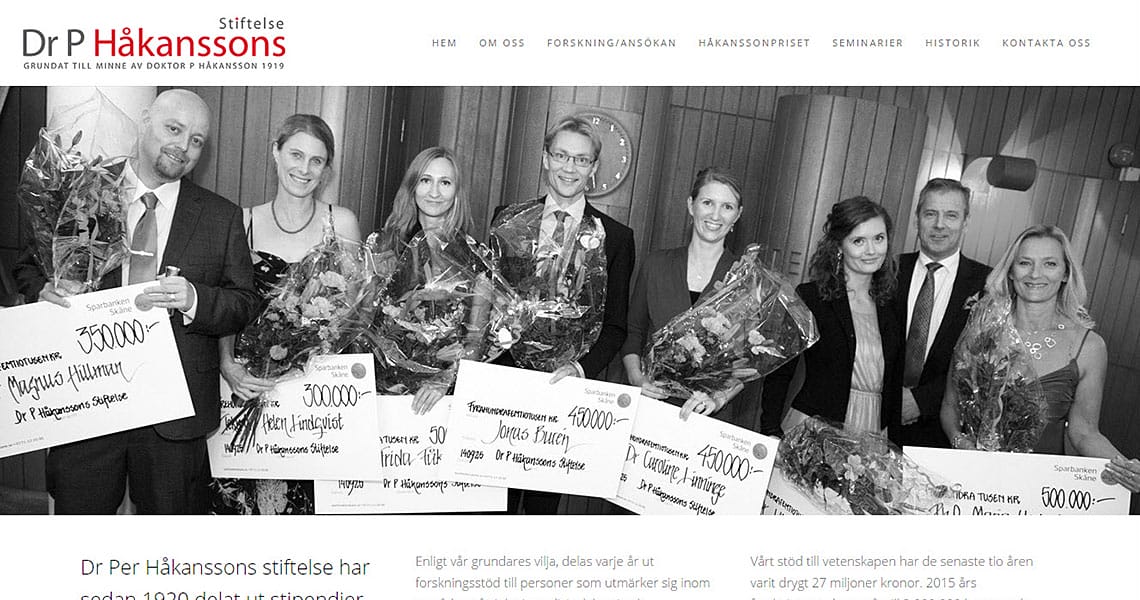 Referensbild Dr Per Håkanssons stiftelse