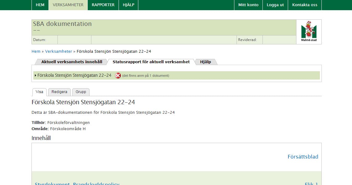 Referensbild SBA Digital och Malmö stad